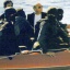 Mgr Gaillot et Oscar Temaru embarqués par les commandos de la Marine jusqu'à Moruroa (1995)